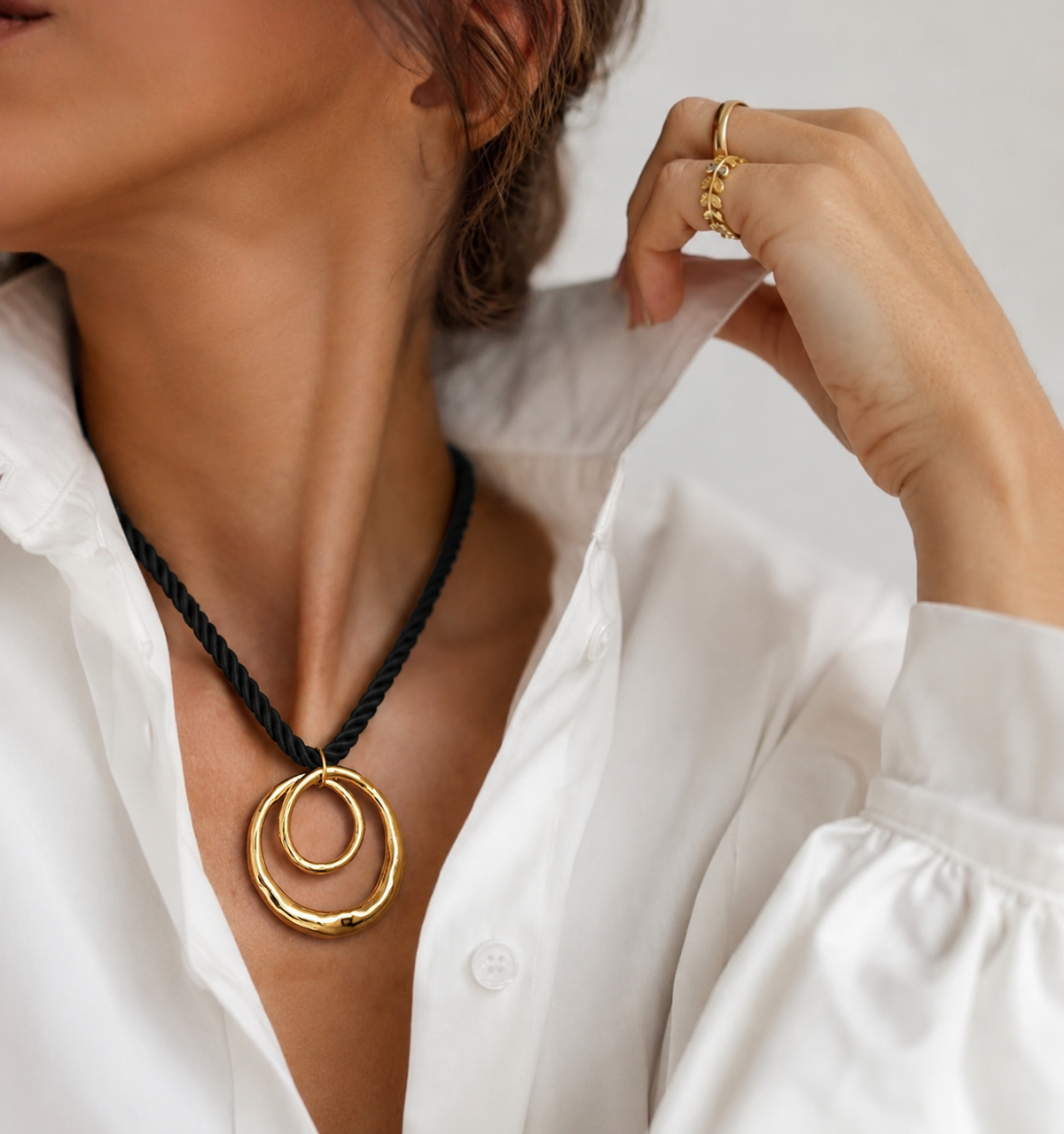 Collar trenzado