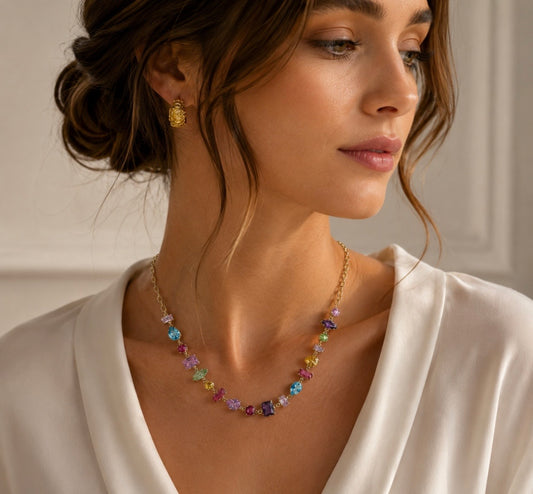 Collar tipo Swarovski