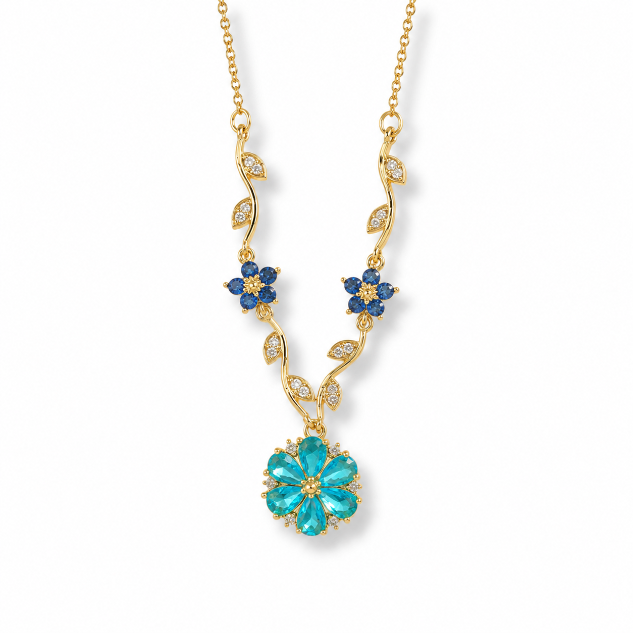 Collar flores