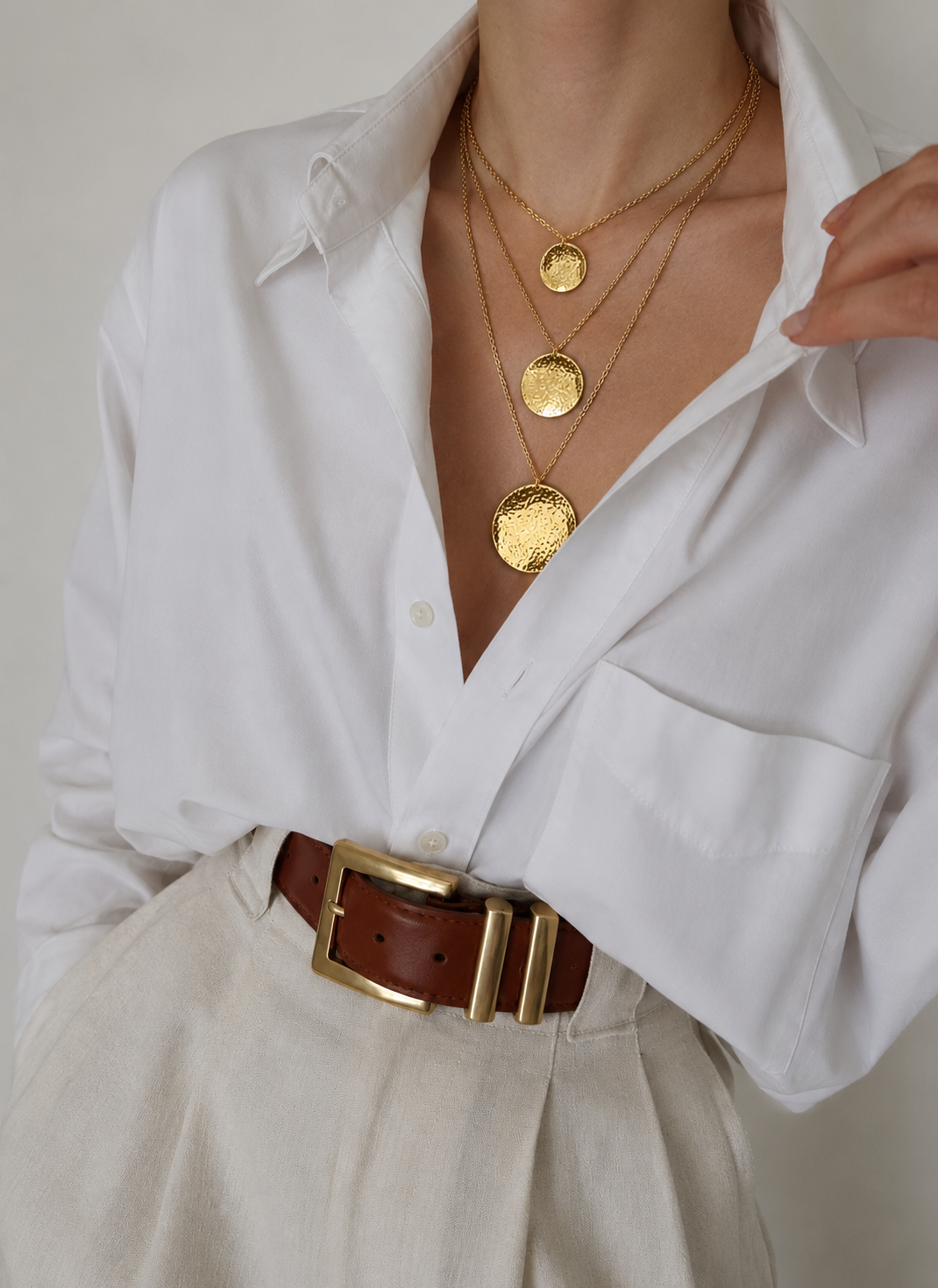 Collar triple bola