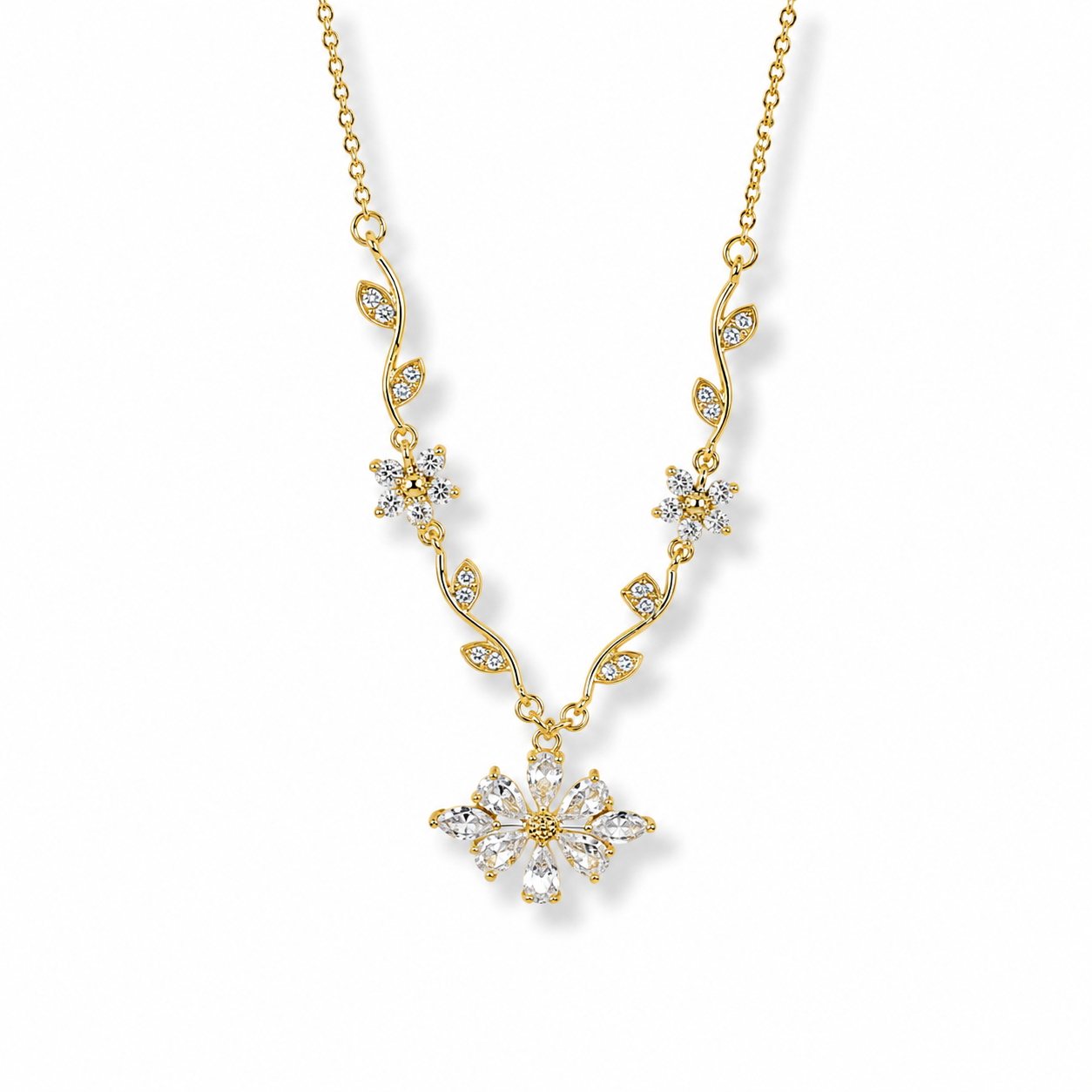 Collar flores