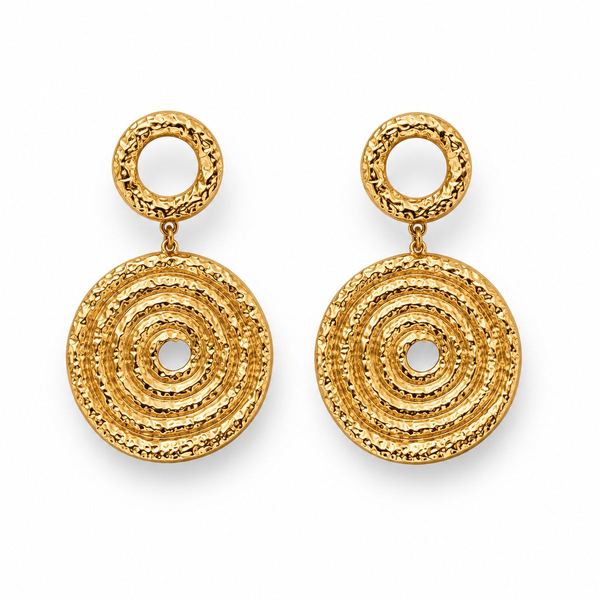 Aretes texturizados